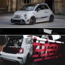 Clubsport Set - Strebe mit Netz für Abarth 595